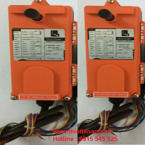 Tay bấm điều khiển cầu trục không dây hiệu Telecrane Tay bấm điều khiển cầu trục không dây hiệu Telecrane