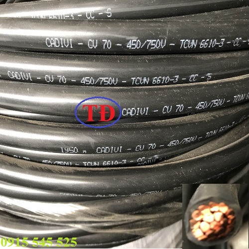 Hình ảnh cáp điện cadivi