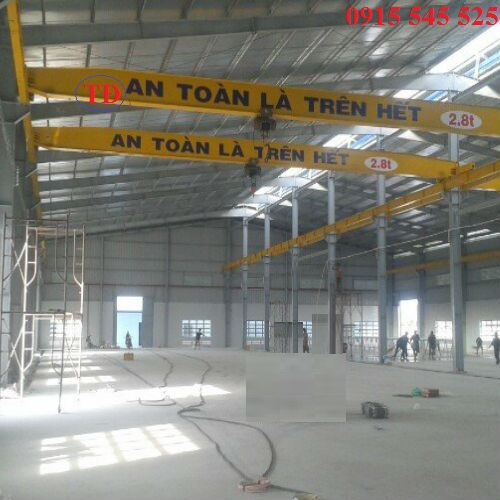 Công ty làm cầu trục 2.8 tấn vừa xong