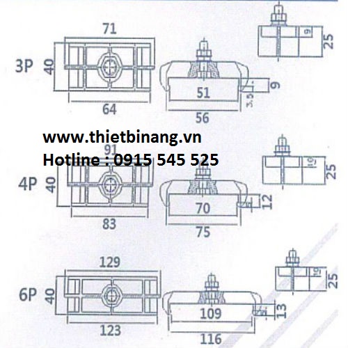 Thông số kỹ thuật của kẹp ray điện an toàn